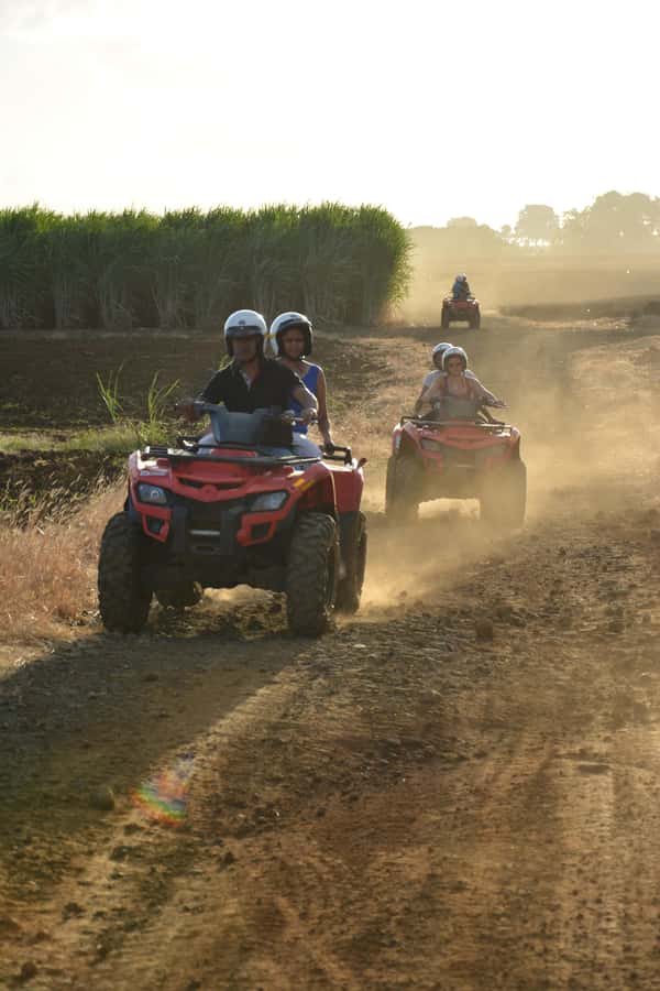2-Hour Quad Bike Tour of the Wild South of Mauritius - Rochester Falls brings water and a welcome pause
