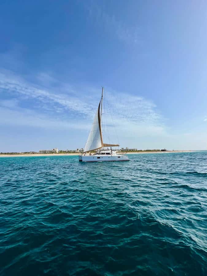 3-hour Catamaran Adventure on the waters of Sal Island - A gentler way to see Sal from the water