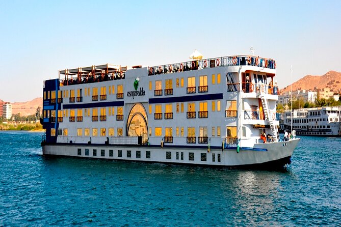 4-Day Nile Cruise sails Aswan to Luxor&Abu Simbel.Hot air Balloon - Day 1: Aswan, the High Dam, and island-bound Philae