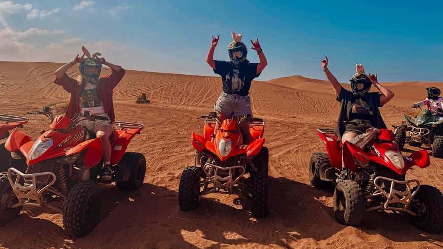 Agadir: Quad Biking Ride Desert Adventure - Safety checks and practice laps before the trail