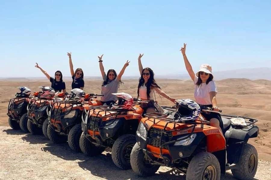 Agadir: Quad Safari with Crocoparc Optional - Getting comfortable on the quad bike