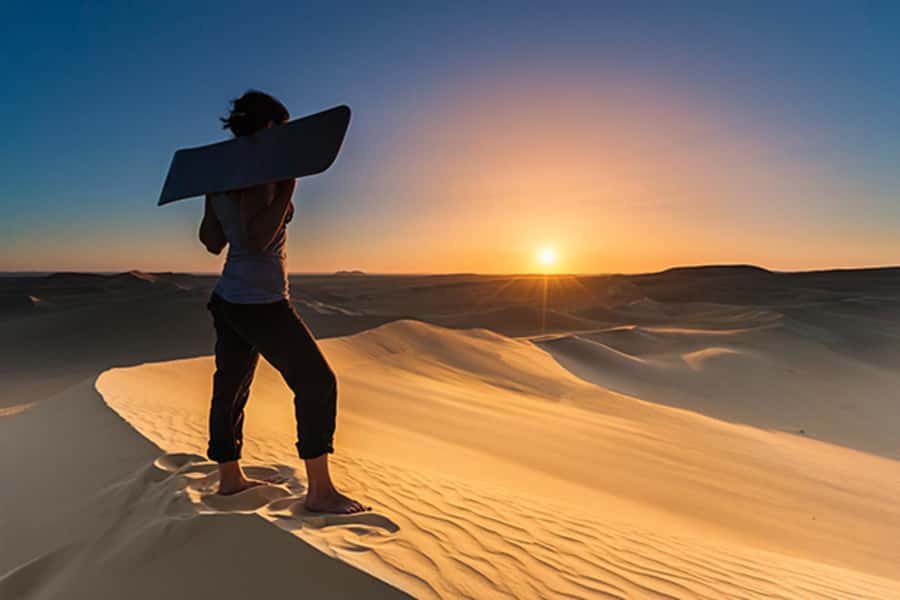 Agadir/Taghazout: Desert Sandboarding & Visit to the Canyon - Tabouga Mountain gives you the first big view