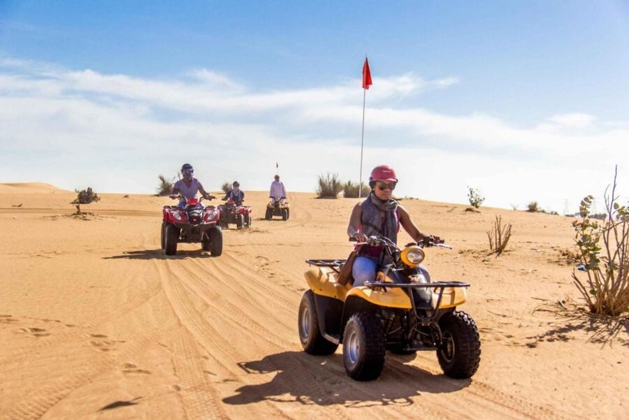 Agadir/Taghazout: Quad Bike and Sandboarding Tour - Mint tea, music, and a short local stop