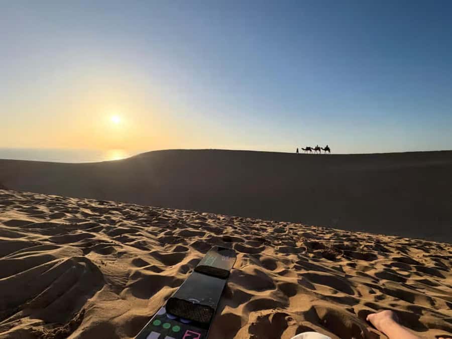 Agadir/Taghazout : Quad Bike & Camel Ride On The Beach - The camel ride beside the Atlantic