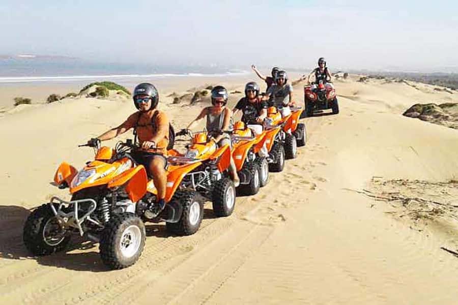 Agadir/Taghazout : Quad Bike Safari Desert - Two hours through dunes, villages, and beach