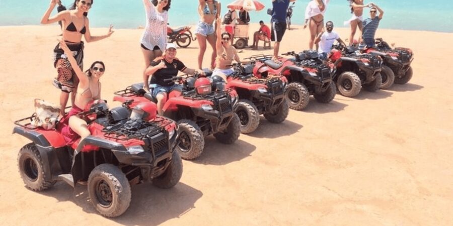 Agadir/Taghazout : Quad Bike Safari Desert - Mint tea beside the dunes