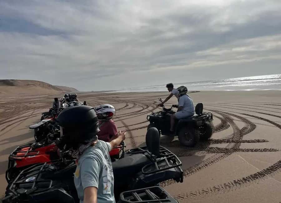 Agadir/ Taghazout: Safari Quad Bike on the Beach & Desert - Tea, sandboarding, and the optional camel ride