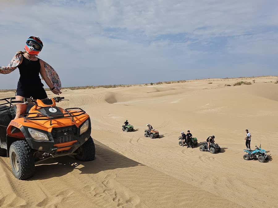 Agadir to Tifnit Desert: Quad Biking Tour with Sandboarding - Two hours across dunes, sand, and beach