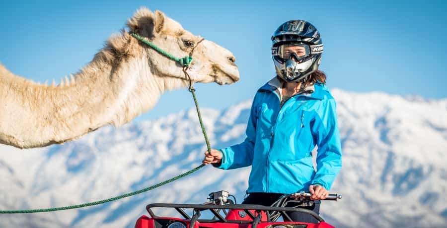 Agafay Desert: Quad Bike and Camel Ride Adventure Tour - Pickup from Marrakech and the first safety briefing