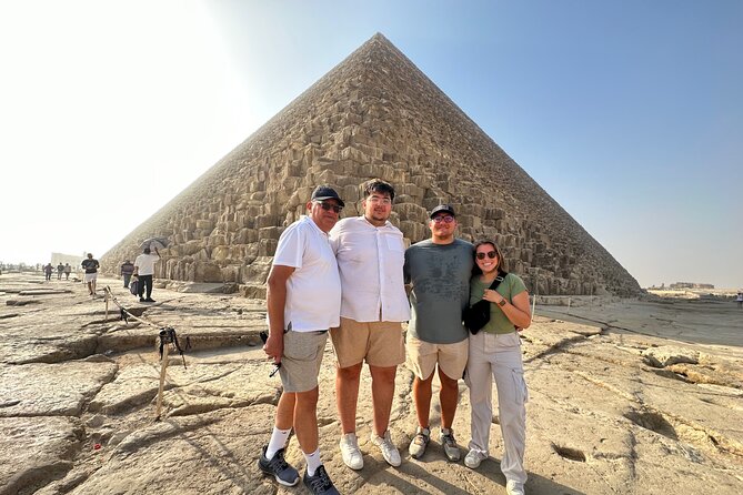 All-in-One Giza Pyramids from inside, Sphinx & Camel ride & Lunch - Khafre and Menkaure: two different pyramid interiors