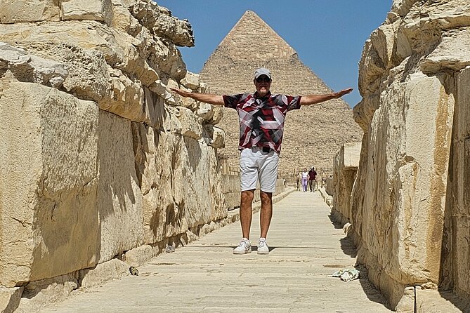 All-in-One Giza Pyramids from inside, Sphinx & Camel ride & Lunch - Khufu, the Great Pyramid, and the first two hours