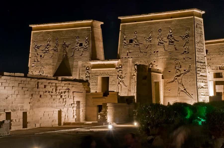 Aswan: Philae Temple Sound & Light Show with Entrance Fees - The boat ride to Agilkia Island