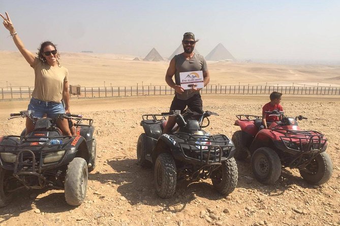 ATV Ride at the Desert of Giza Pyramids - The photo stops are part of the experience