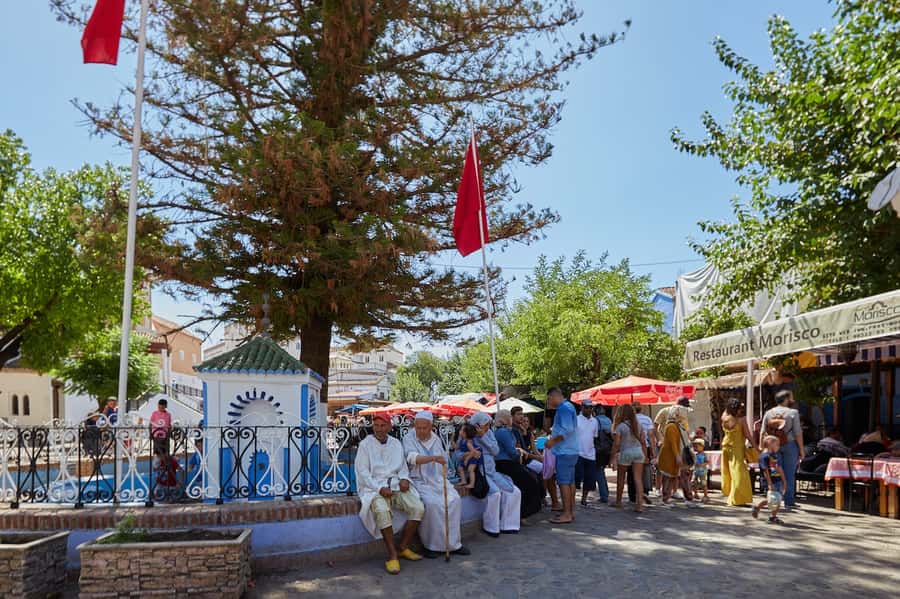Blue City magic: Affordable Day Trip from Fez to Chefchaouen - A brief café stop near the Rif Mountains