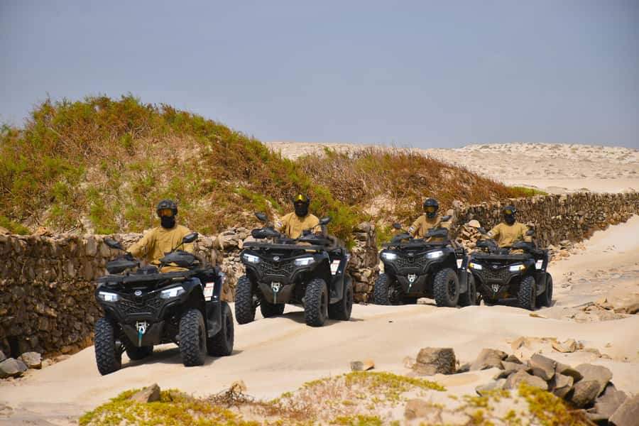 Boa Vista Quad Tour: Shipwreck & Viana Desert (2-Hour) - Riding from Sal Rei toward the coast