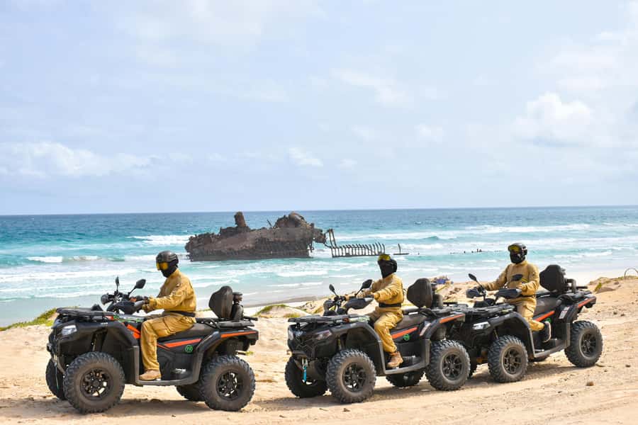 Boa Vista Quad Tour: Shipwreck & Viana Desert (2-Hour) - Entering Viana Desert by quad