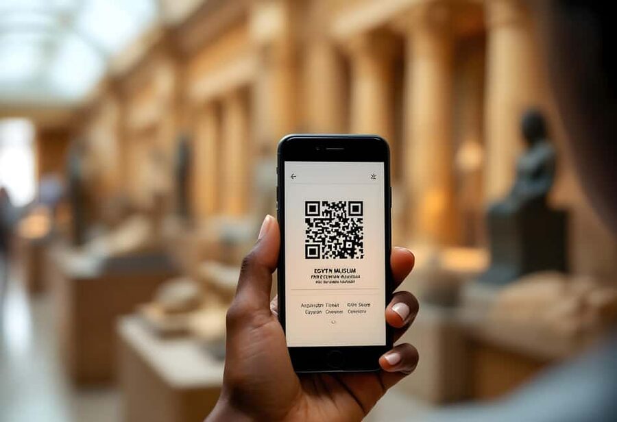 Cairo: Egyptian Museum of Antiquities online QR Ticket - Entering the museum and getting your bearings