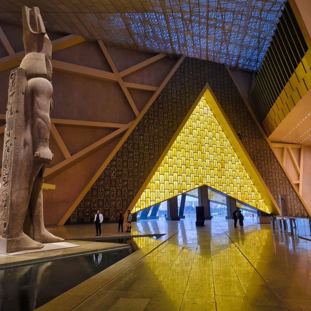 Cairo: Grand Egyptian Museum QR Ticket - Arriving at the Grand Egyptian Museum in Giza