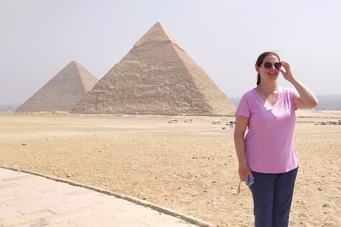 Cairo |Layover| Trip pick up from Cairo airport to visit Giza Pyramids & Sphinx - Khafre’s Pyramid and the Giza complex