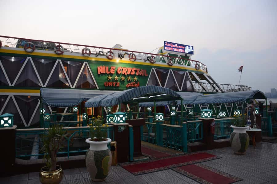 Cairo: Nile Sunset Dinner Cruise, Show & Optional Transfer - The sunset sailing and Nile views