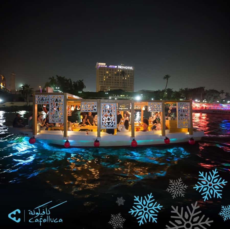Cairo: Private Felucca Ride with Dinner and Drinks - Karaoke, Arabic music, dancing, and a high-energy crew