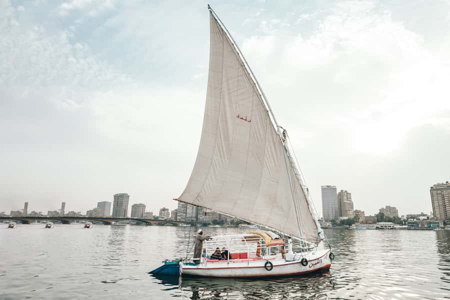 Cairo: Pyramids and Sphinx Tour with River Nile Felucca Ride - A one-hour felucca ride on the Nile
