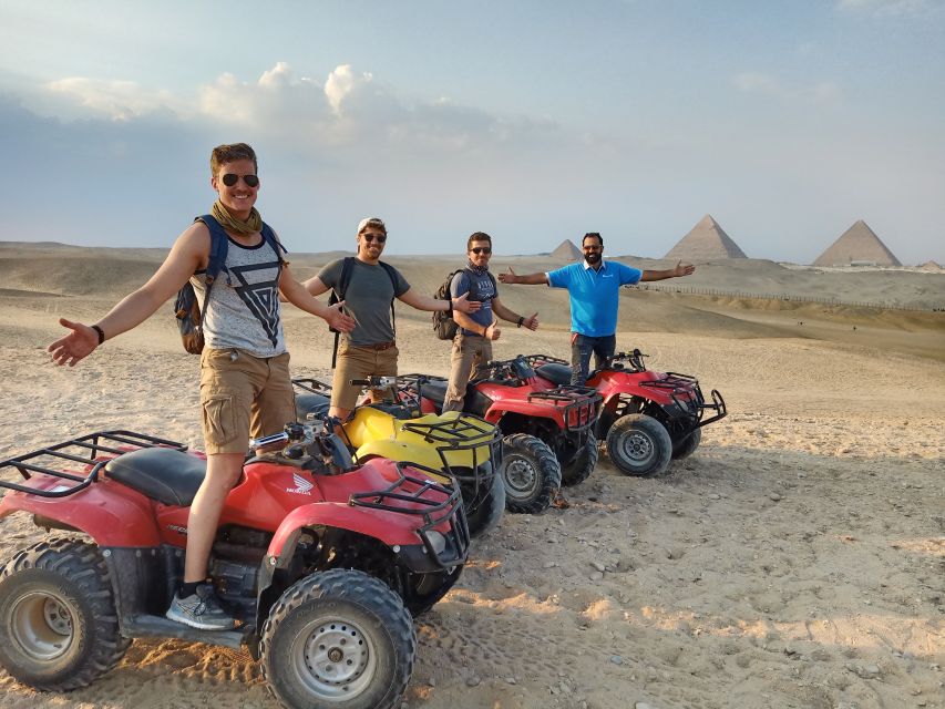 Cairo: Pyramids Quad Bike Adventure & Optional Camel Ride - Who should book this Giza adventure