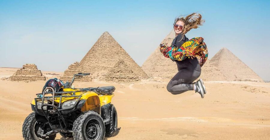 Cairo: Pyramids Quad Bike Adventure & Optional Camel Ride - Pickup from Cairo or Giza