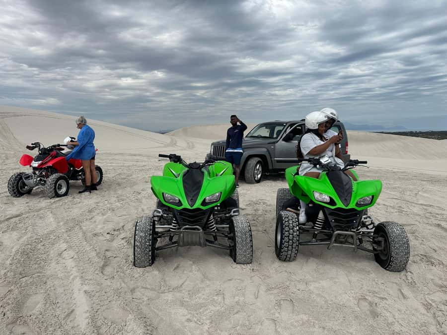 Cape Town: Atlantis Dunes Quad Bike and Photo Stop - Safety instruction before the throttle opens