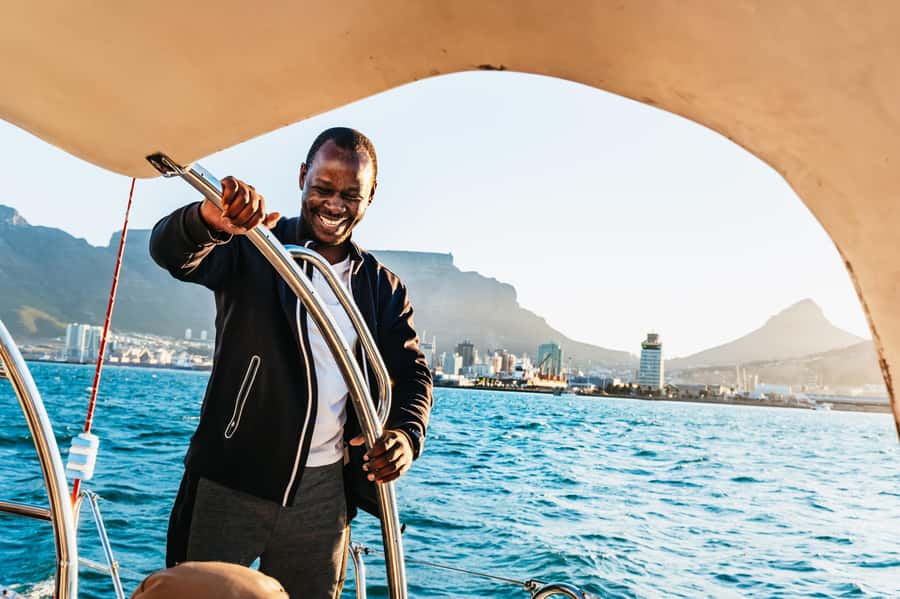 Cape Town: Sunset Catamaran Cruise on Table Bay with Bubbles - From Milnerton Lighthouse to Granger Bay