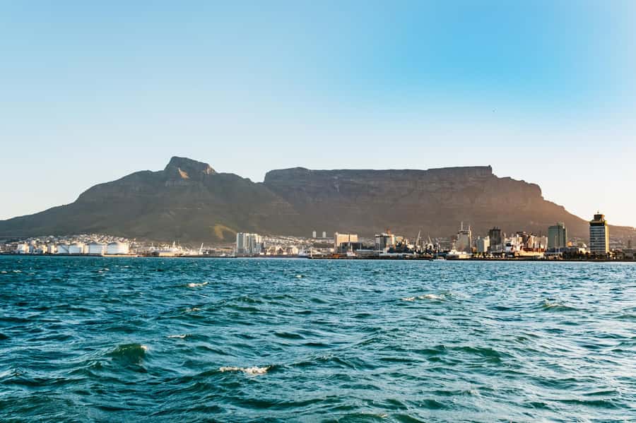 Cape Town: Sunset Catamaran Cruise on Table Bay with Bubbles - Sailing home as Cape Town lights up