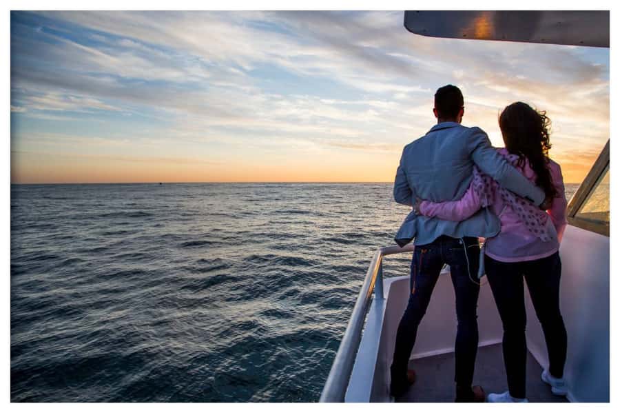 Cape Town: Sunset Champagne Cruise - Leaving the V&A Waterfront as the afternoon fades