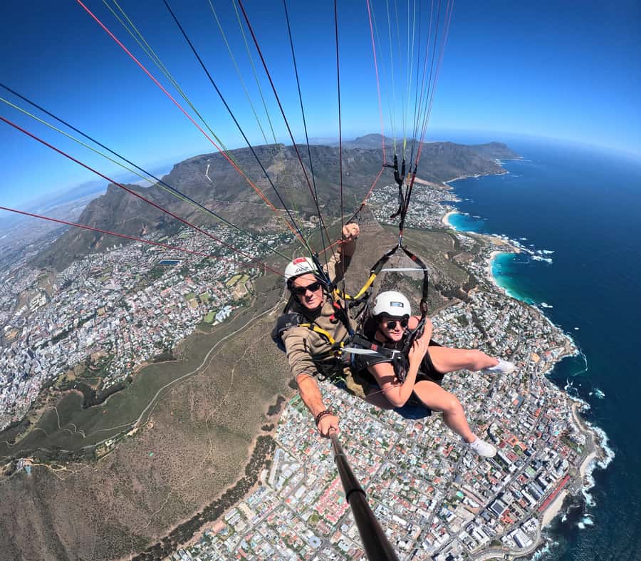 Cape Town: Tandem Paragliding with views of Table Mountain - Cape Town from above, not from behind a window