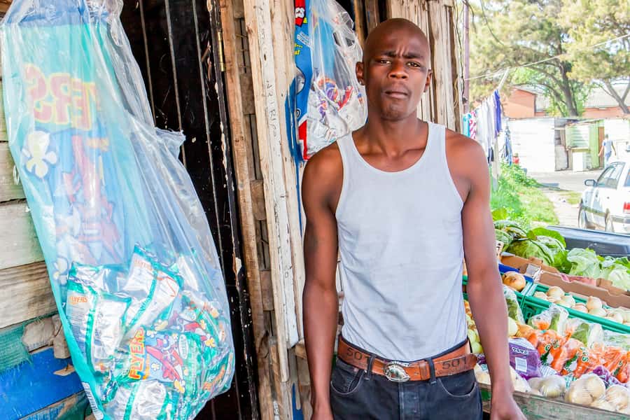 Cape Town Townships and Langa Gospel Tour - Walking through Langa with a local guide