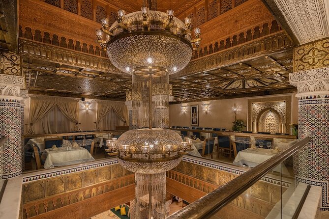 Casablanca City Night Tour and Traditional Moroccan Dinner - Hassan II Mosque beside the Atlantic