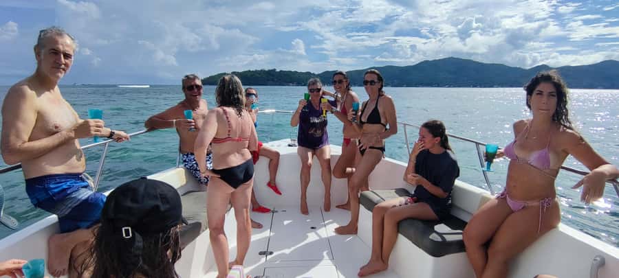 Curieuse Guided Tour, St Pierre, BBQ & 2 Snorkel Stops - The ride home and Takamaka rum cocktail