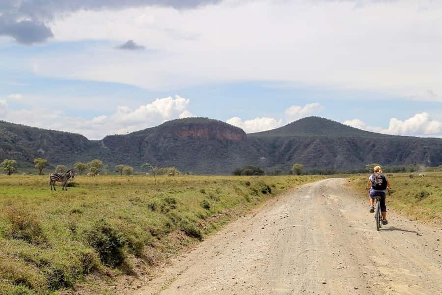 Day Trip: Hell's Gate Bike Ride & Lake Naivasha Boat Ride - Cycling among animals at Hell’s Gate