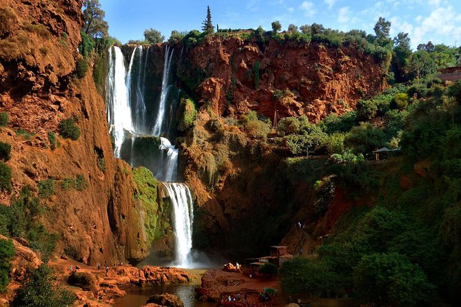 Day Trip To Ouzoud Waterfalls (Guide Hike & Boat are options) - Arriving at Ouzoud and meeting the falls