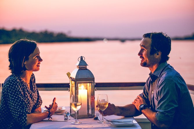 Dinner Cruise on the Zambezi River, Victoria Falls - A four-course dinner with drinks