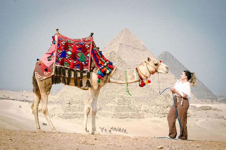 Discover Cairo: Pyramids, Museum & Sphinx Tour from Hurghada - Lunch and the optional Nile boat ride