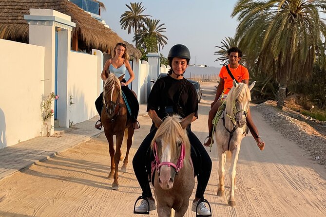 Discovery ride on horseback or camel 2h30 - Who will enjoy this Djerba ride most