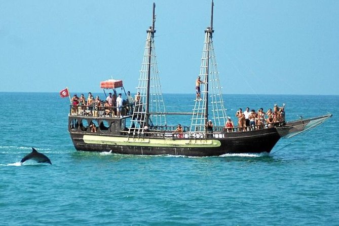 Djerba Flamingo Island Pirate Boatrip - Trip, Lunch & Pick-up - Watching for dolphins across the Mediterranean