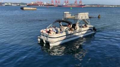 Pontoon Boat Harbor Cruise