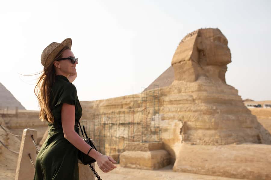 Egypt: Private 5-Day Tour, Nile Cruise, Flights & Balloon - Day one: the Pyramids, Tutankhamun, and a flight to Luxor