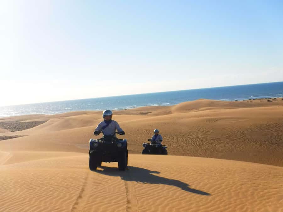 Essaouria: Beach & Big Dunes 2-Hour Quad Biking Tour - From beach to bushes and the big Cap Sim dunes