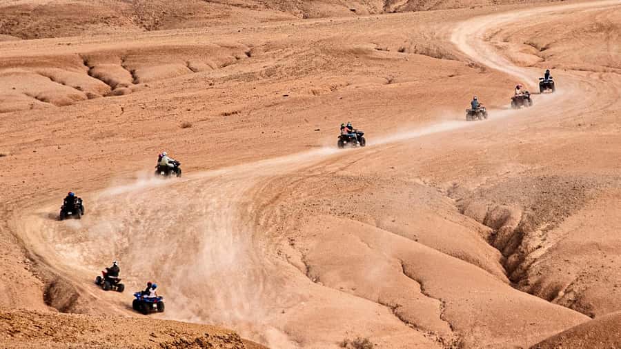 Evening Marrakech: Agafay Desert Quad , Camel & Dinner Shows - Live music followed by the fire show
