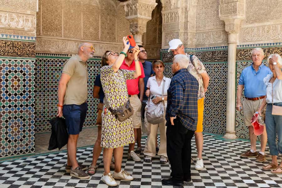 Fes: Attarine Madrasa, Museum, Tannery, Souk and Medina Tour - Starting at Bab Bou Jeloud, Fes’s Blue Gate