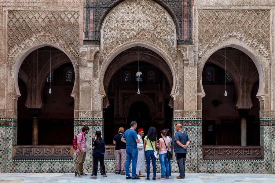 Fes: Royal Palace, Madrasa, Tannery & Souks and Medina Tour - Starting at the Royal Palace gates