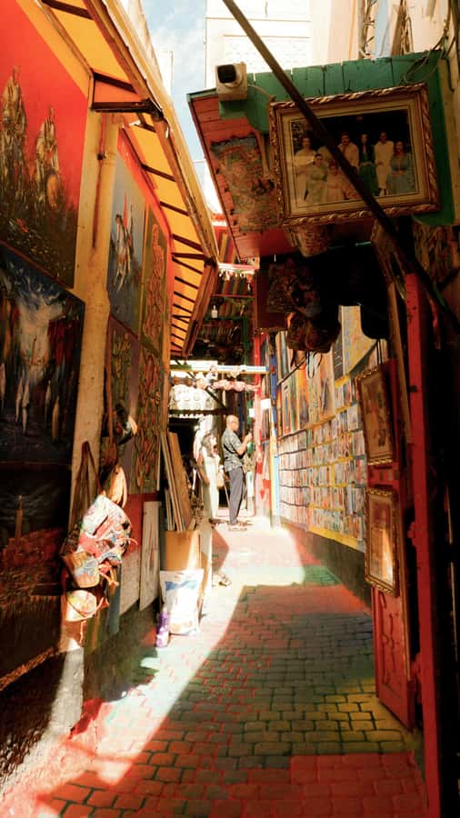 Fes: Royal Palace, Madrasa, Tannery & Souks and Medina Tour - Walking the souks and old Medina