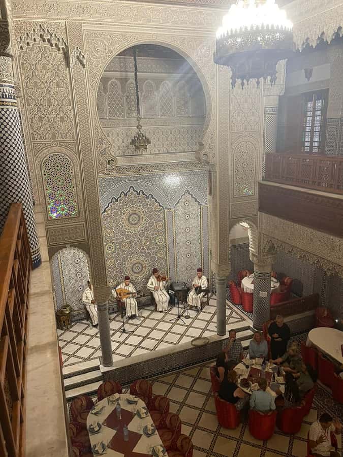 Fes : Unforgettable Dinner Show Experience with hotel pickup - Women dancers and the mock wedding procession